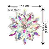 Sew-on Crystal AB Glass Rhinestone Applique RA678 WholesaleRhinestone
